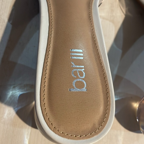 Bar III Lucite Mules Size 7.5 clear tops and ball bottom base Great condition! - Picture 4 of 11